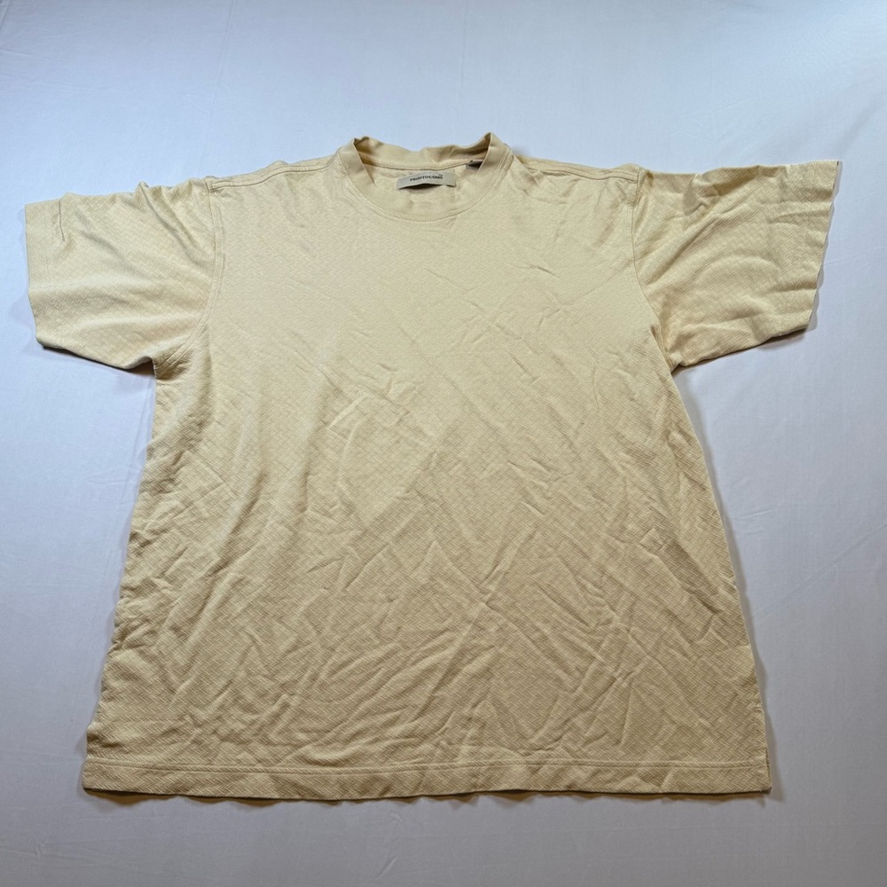Pronto Uomo Short Sleeve Crewneck T-Shirt in Light Beige